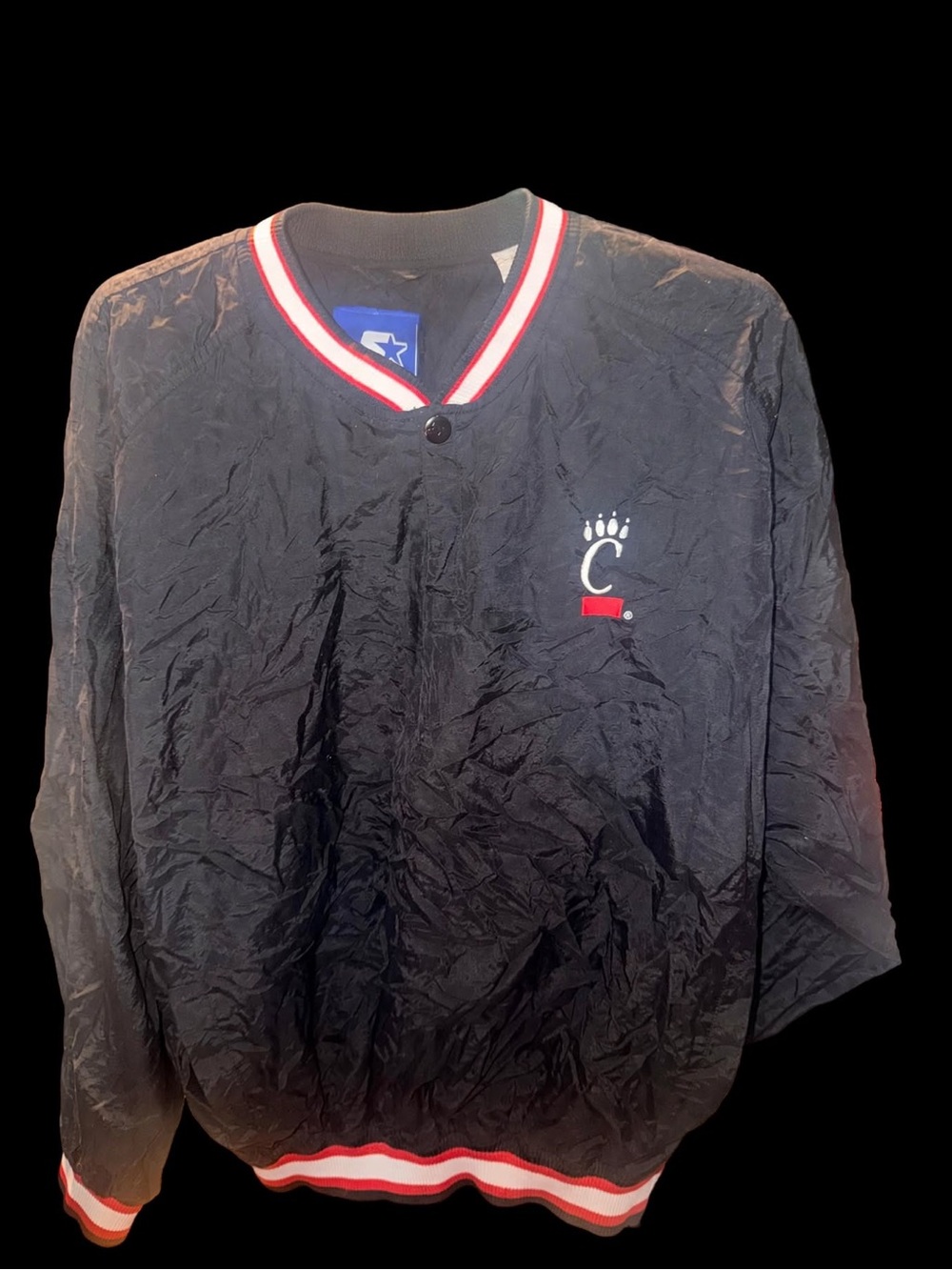 STARTER Vintage 90s University of Cincinnati Starter Jacket Pullover